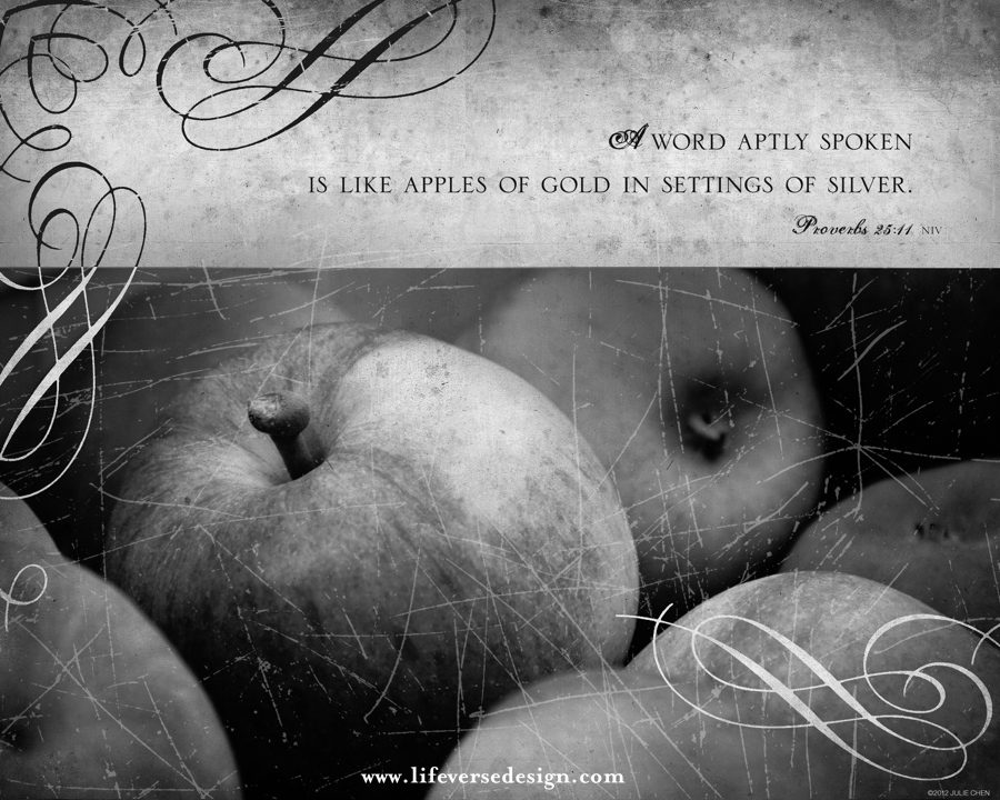 Proverbs 25 — WORDS LIKE APPLES {Vintage} - Image 2